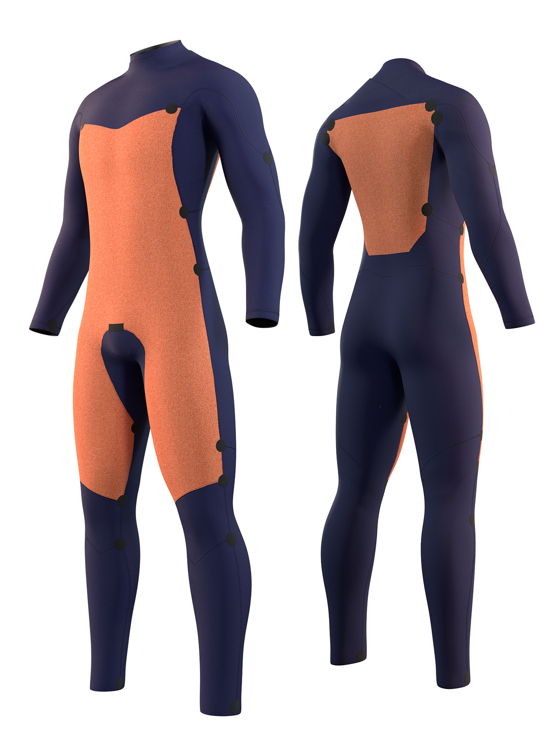 MYSTIC Star Fullsuit 5/3mm Double Fzip <br>Night Blue 2