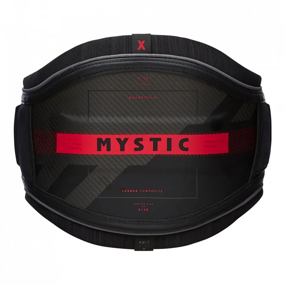 MYSTIC Majestic X Waist Harness Black/Red 1