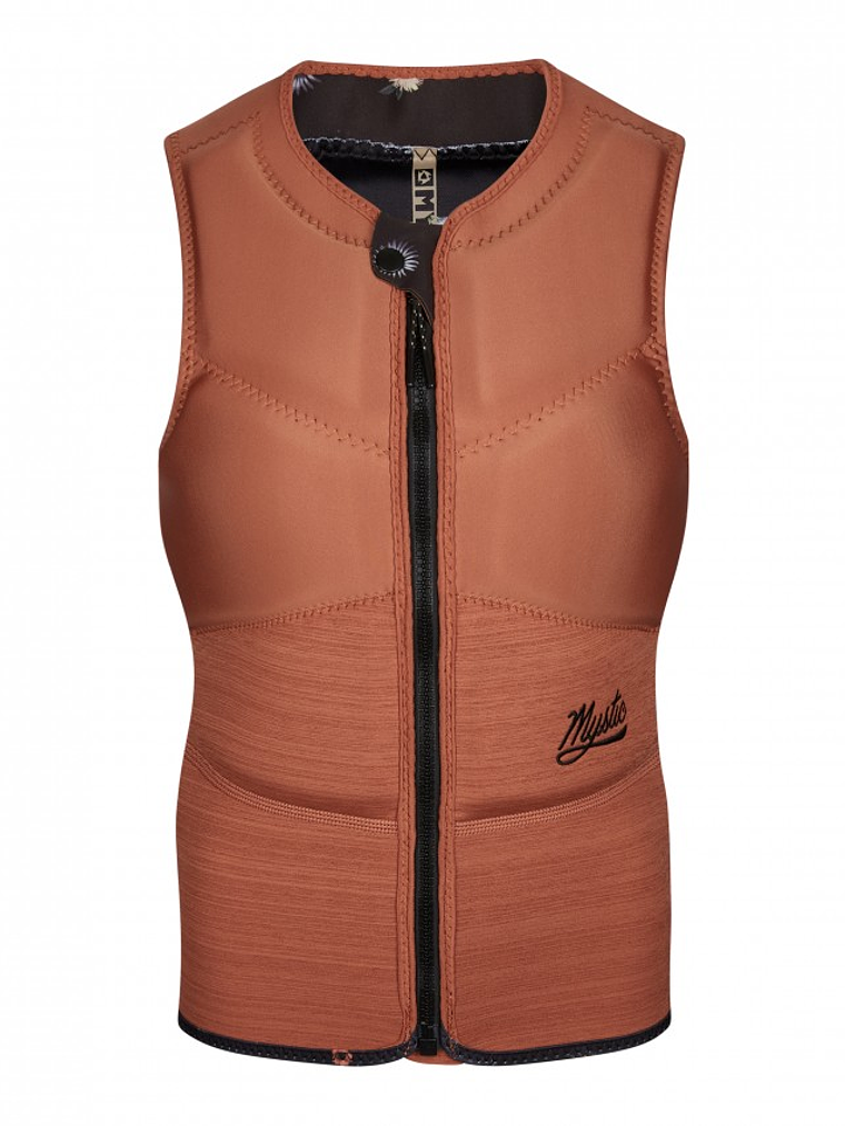 MYSTIC Diva Impact Vest Fzip Kite Women Rusty Red 2