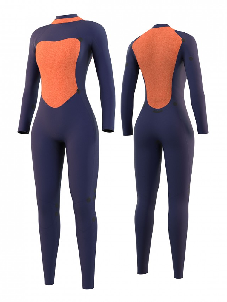 MYSTIC Star Fullsuit 5/3 Bzip Women Night Blue 3