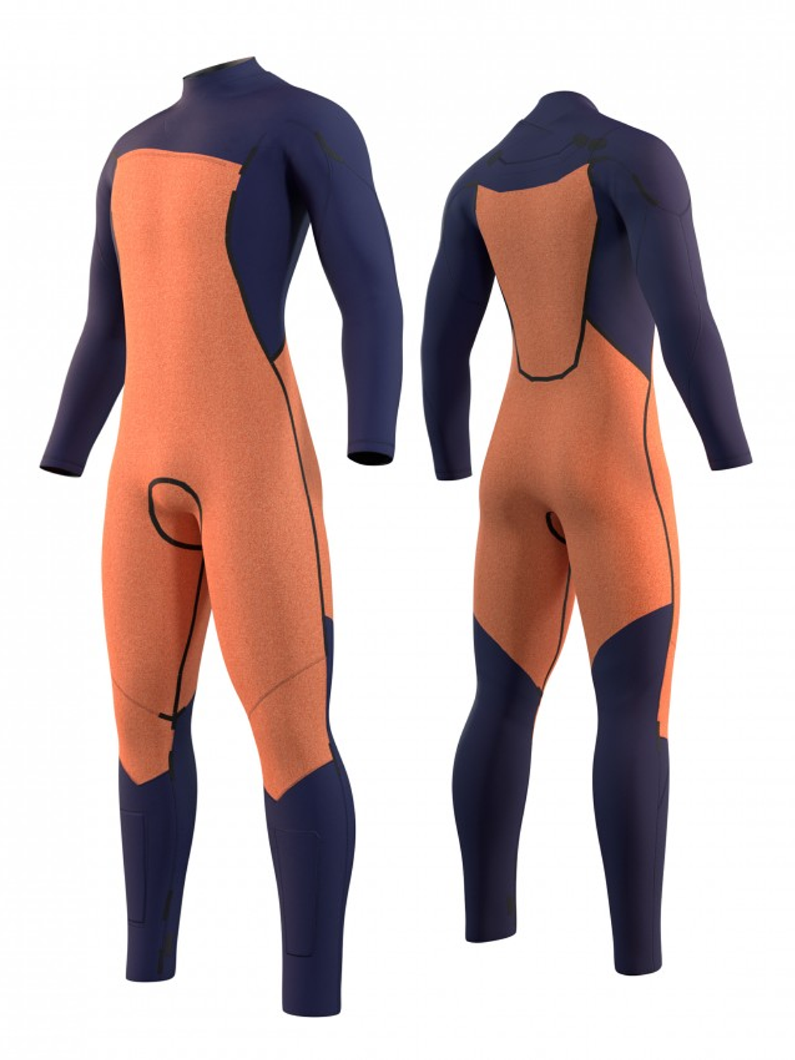 MYSTIC Marshall Fullsuit 5/3 Fzip Night Blue 2