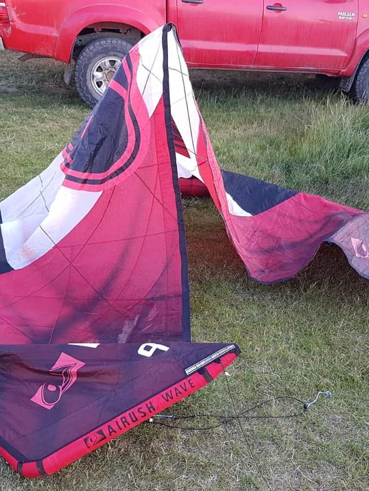 Pack Kite Airush 9M y 12M + Barra 5