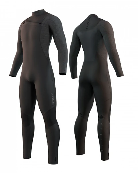 MYSTIC Majestic Fullsuit 4/3mm Fzip <BR> BLACK
