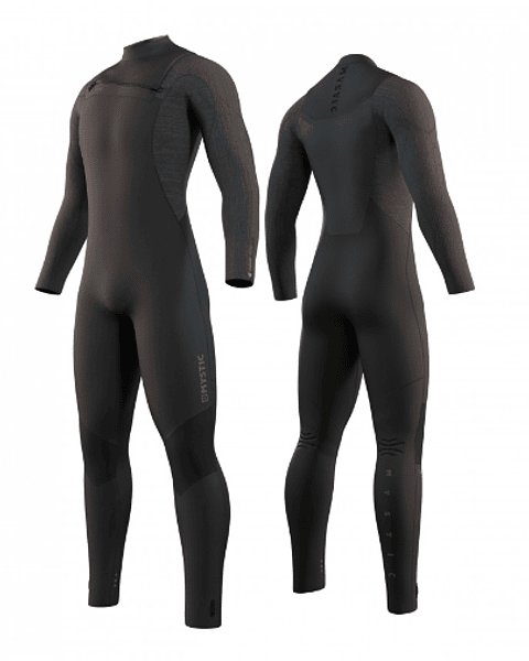 MYSTIC Majestic Fullsuit 4/3mm Fzip <BR> BLACK
