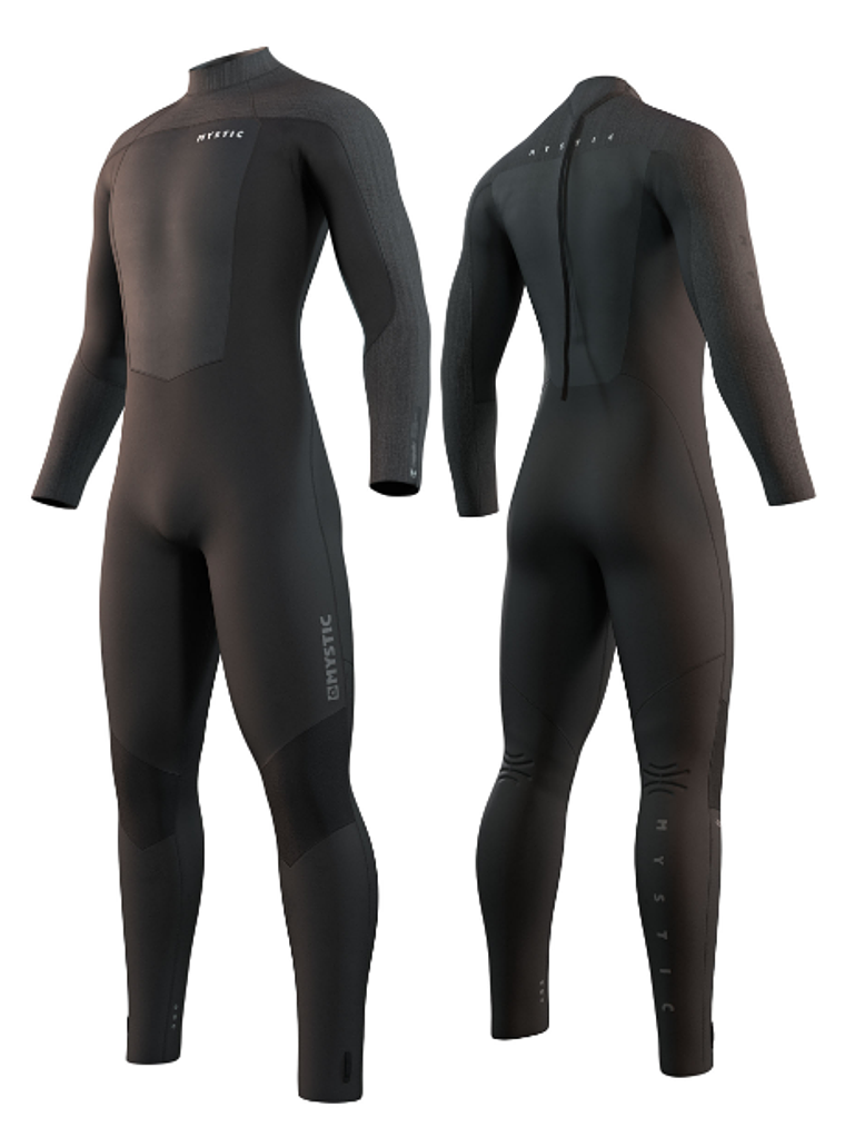 MYSTIC Majestic Fullsuit 4/3mm Bzip <BR> BLACK 1