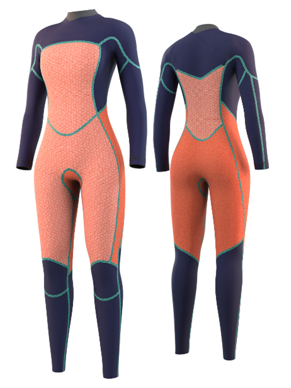 MYSTIC Jayde Fullsuit 4/3mm Double Fzip Women 2