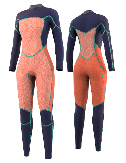 MYSTIC Jayde Fullsuit 4/3mm Double Fzip Women