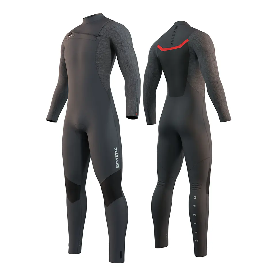 MYSTIC Majestic Fullsuit 5/4mm Fzip <BR> DARK GREY 1