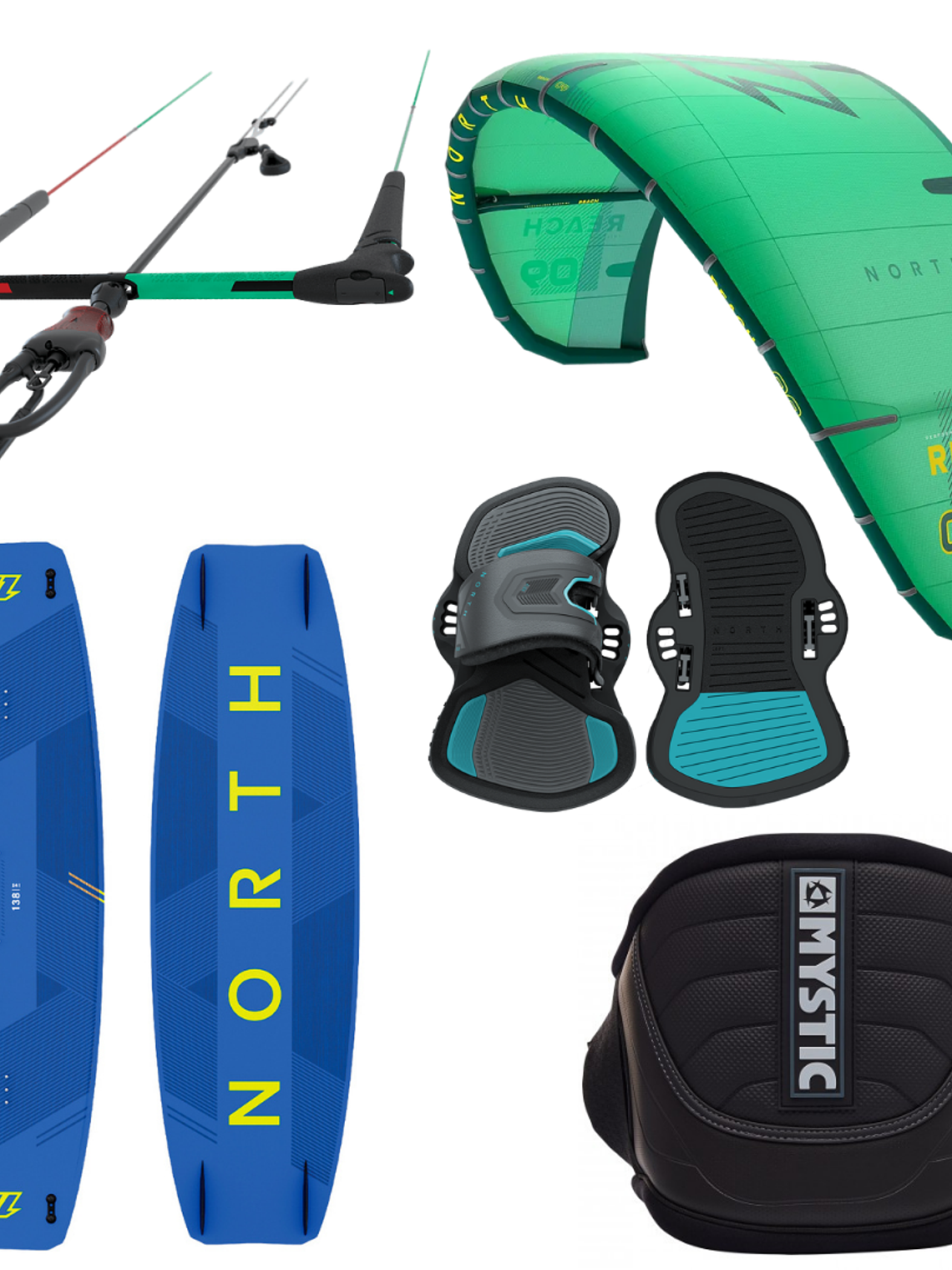 Pack Kitesurf Principiante NORTH <BR>  <p><strike>$2.303.900</strike></p> 1
