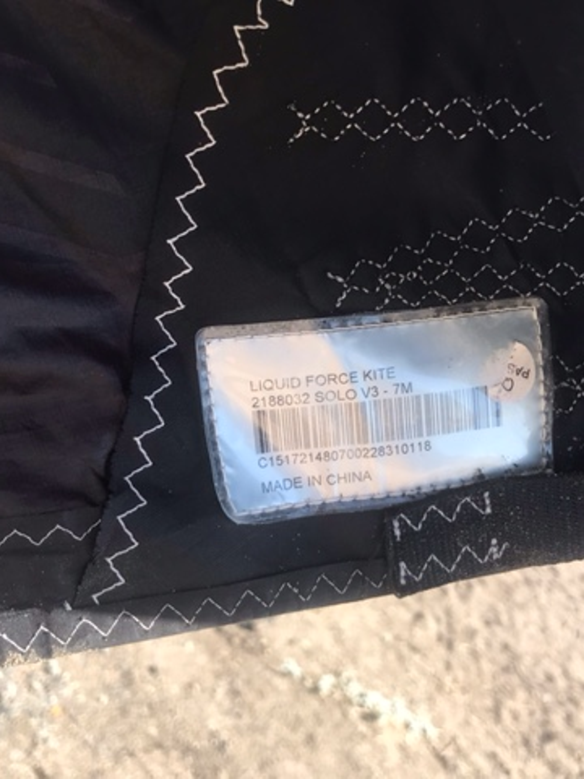 Kite Liquid force 7M o 12M con barra 3