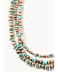 Shyanne Women's Copper & Turquoise Multi-layered Beaded Necklace - thumbnail 2