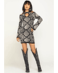 Shyanne Women's Snake Print Jacquard Dress  - thumbnail 6
