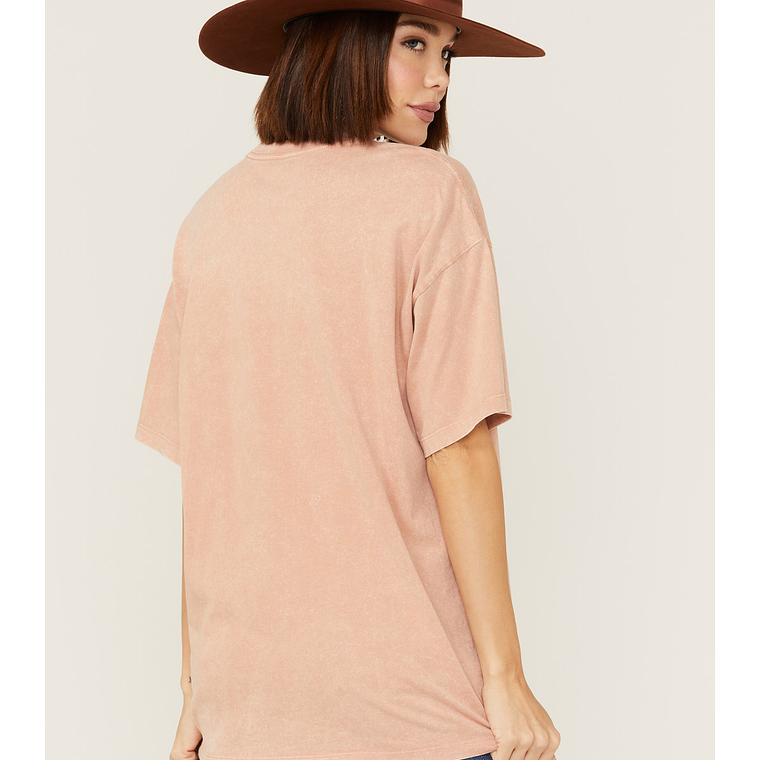 Cleo + Wolf Women's Bad Decisions Oversized Graphic Tee 3