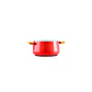 Red Ceramic Saucepan 