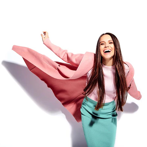 Pink coat