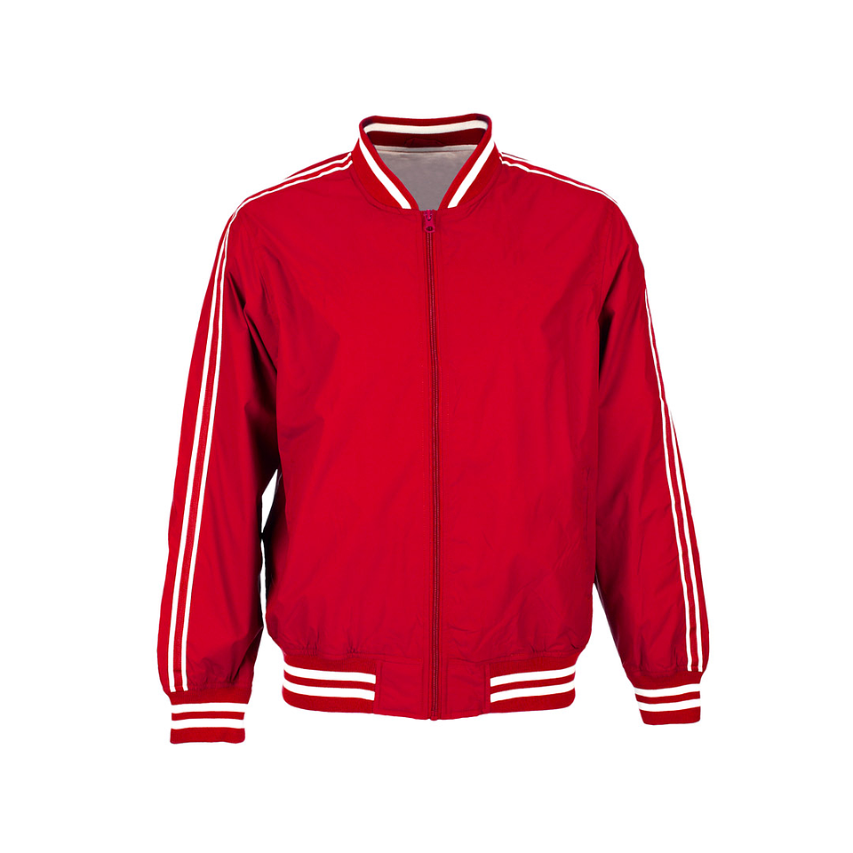 Red Jacket With Stripes 1