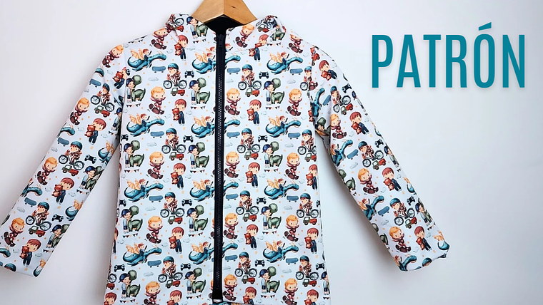 Patrón Chaqueta Infantil Talla de la 2 a la 8 años 2