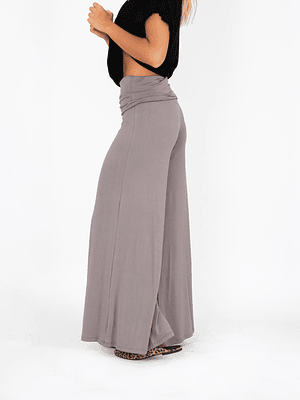 PANTALON PALAZZO TAUPE