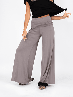 PANTALON PALAZZO TAUPE