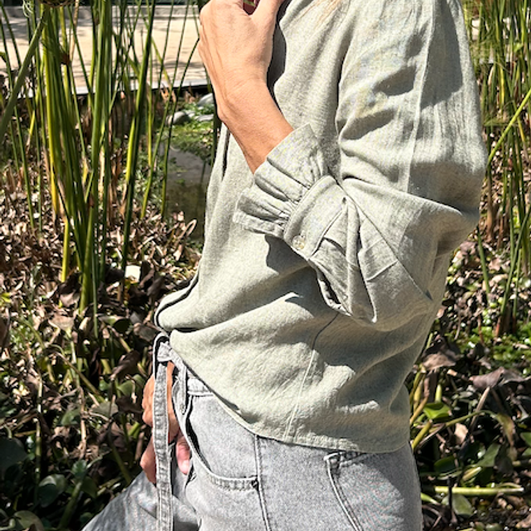 Blusa Maria Verde Musgo 2