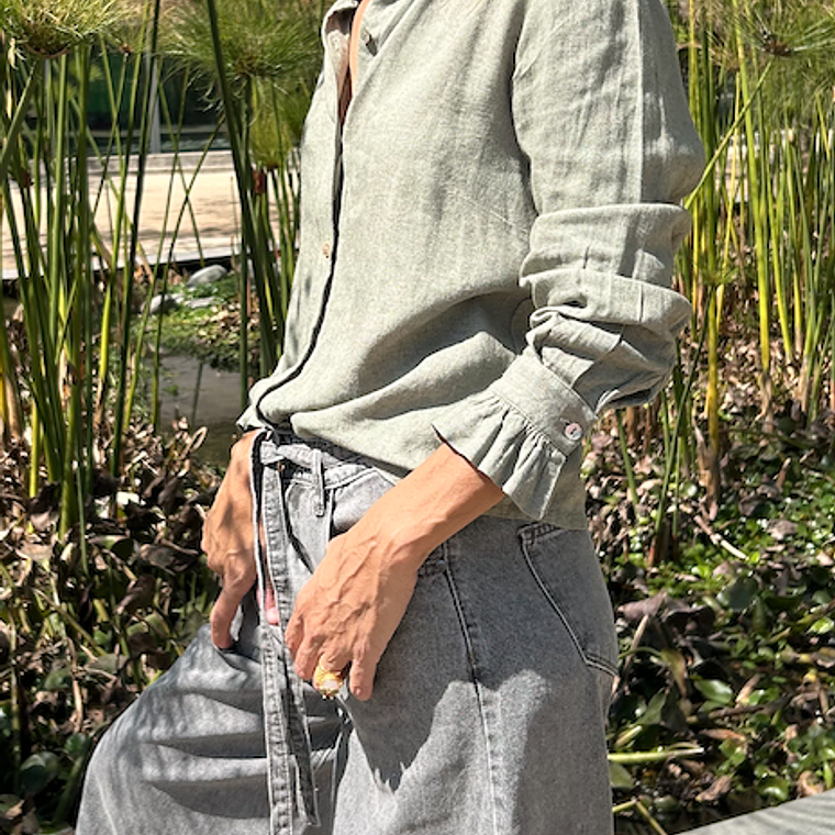 Blusa Maria Verde Musgo 6