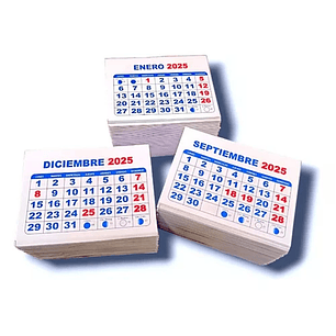 Taco calendario mini año 2026