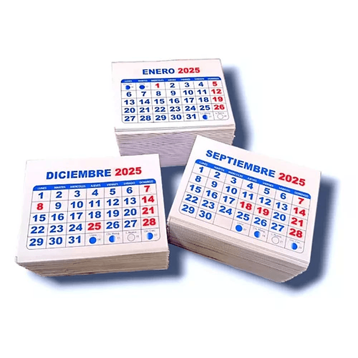 Taco calendario mini año 2026 1