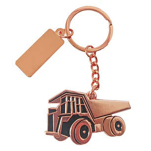 Llavero Camión Minero Encobrizado 