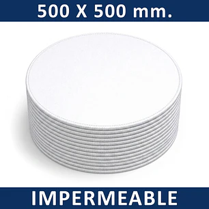 Mouse Pad 500X500MM Circular Impermeable-Sublimación 