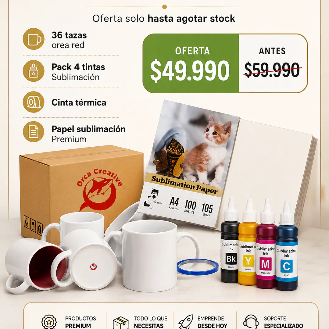 Kit Emprendedor Sublimación 1