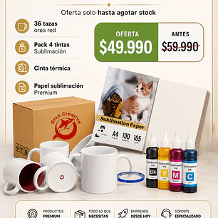 Kit Emprendedor Sublimación