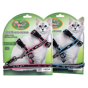 Arnés Acolchado Reflectante con Correa