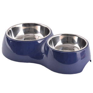 Plato Doble Comida-Agua