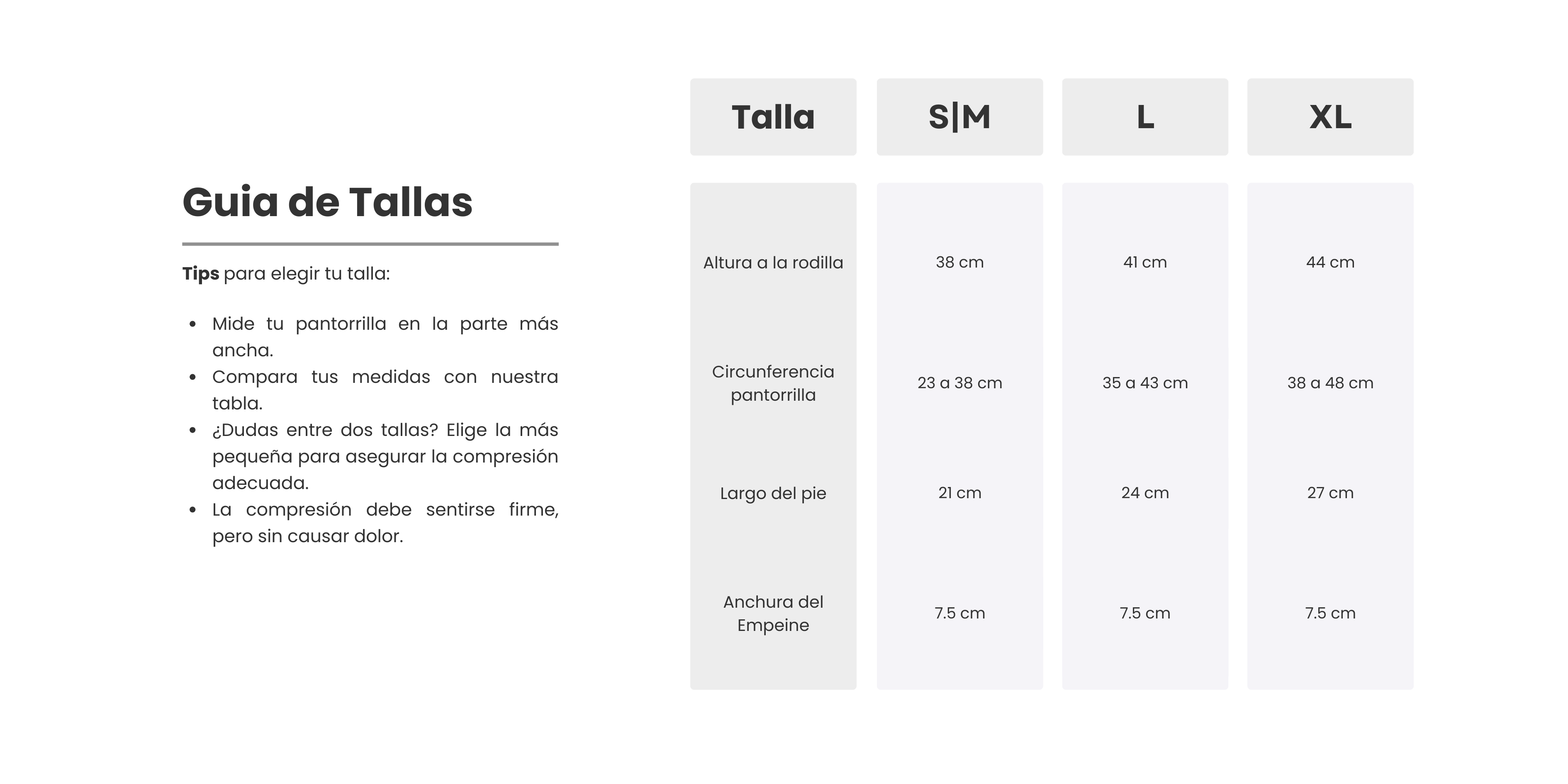 ¿Cual es mi talla?