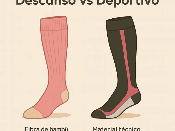 Calcetas de descanso vs calcetas deportivas