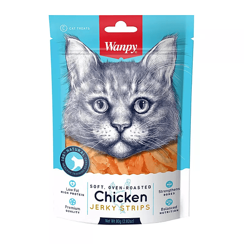 WANPY CHICKEN JERKY FOR CATS