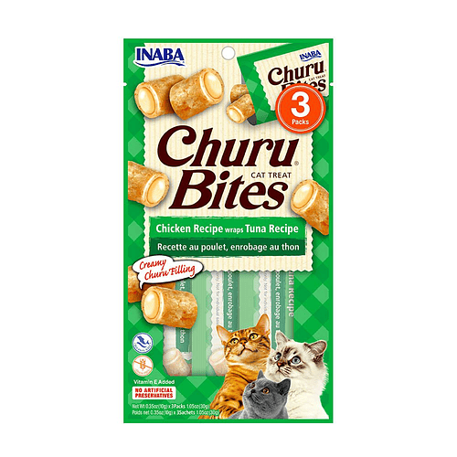 INABA CHURU BITES POLLO CON ATUN