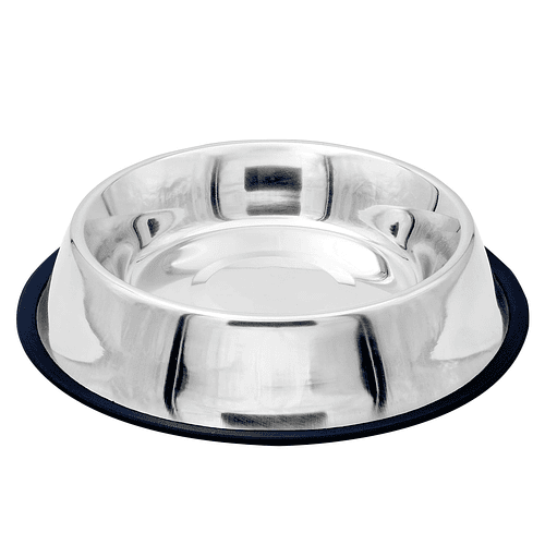 PLATO METALICO GRANDE PARA PERRO