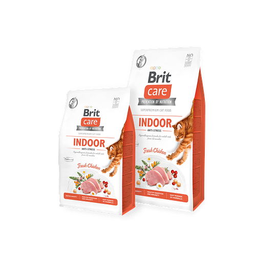 BRIT GRAIN FREE CAT INDOOR ANTI-STRESS 2KG