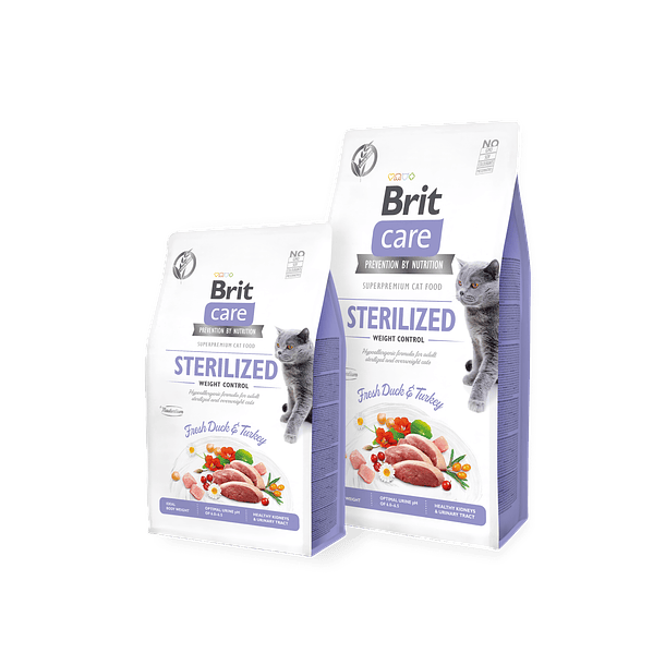 BRIT GRAIN FREE CAT STERILIZED AND WEIGHT CONTROL 2KG