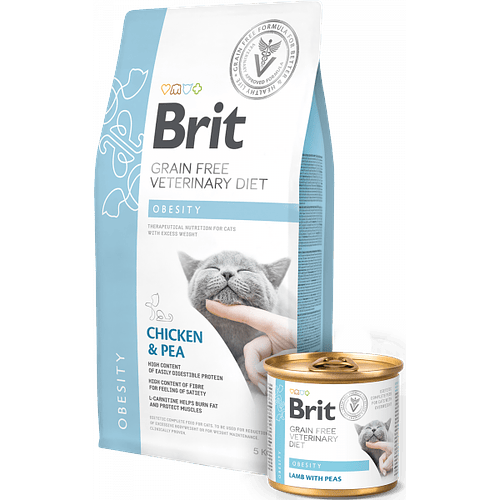 BRIT GRAIN FREE CAT  VD OBESITY 2KG