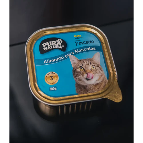 PURA NATURA GATOS SABOR PESCADO 300GR
