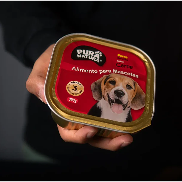 PURA NATURA PERROS SABOR CARNE 300GR