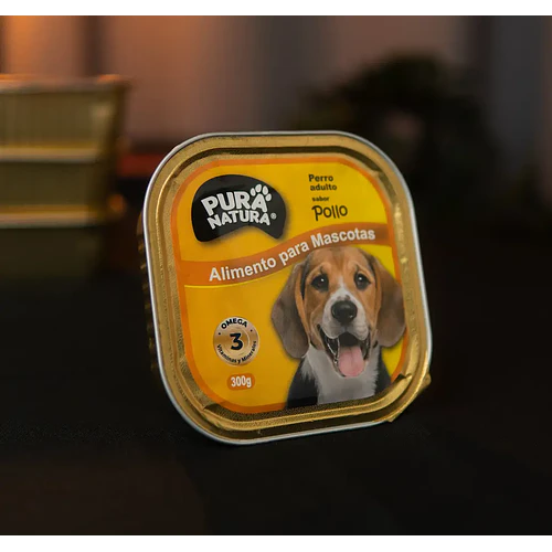 PURA NATURA PERROS SABOR POLLO 300GR