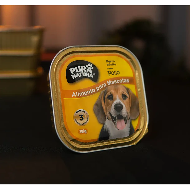 PURA NATURA PERROS SABOR POLLO 300GR