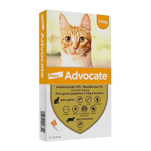 ADVOCATE PIPETA GATO HASTA 4KG