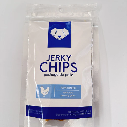 Jerky Chips de Pechuga de Pollo Teolicioso 40 g