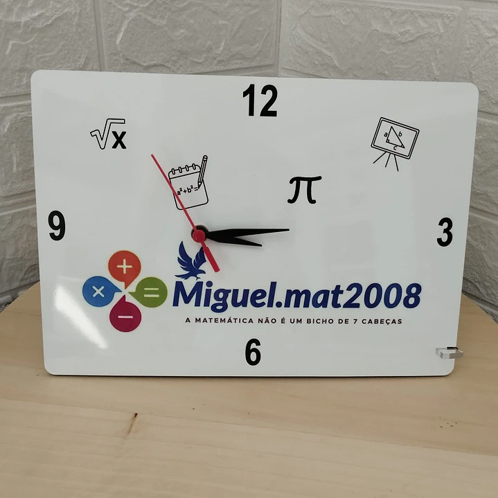 Relógio em MDF personalizável com foto 2