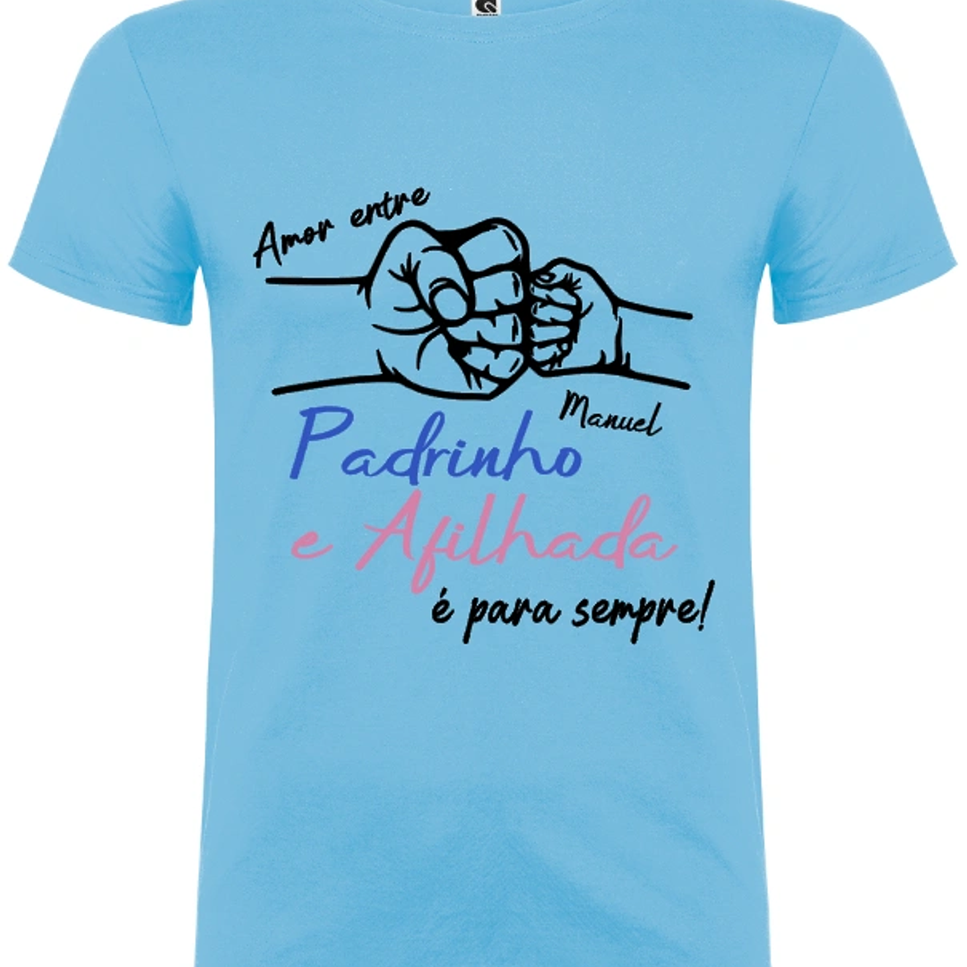 Tshirt amor entre padrinho e afilhada  1