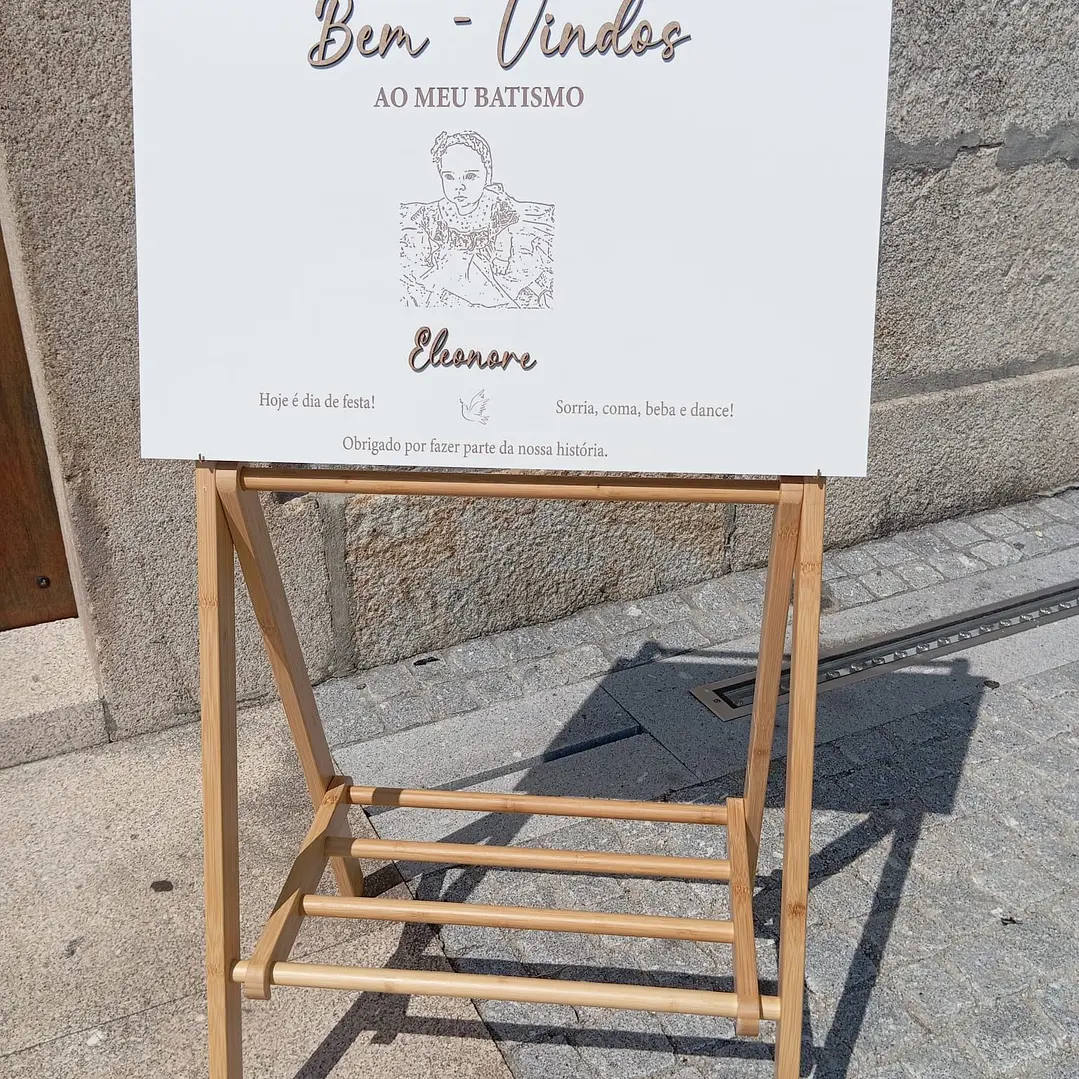 Placa de Boas Vindas Batizado 1